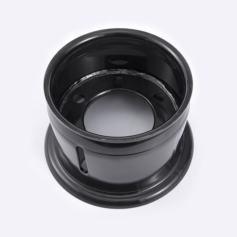 Forklift Hangzhou 30J pelek roda baja satu bagian 23x9-10 Forklift Hangzhou 30J pelek roda baja satu bagian 23x9-10